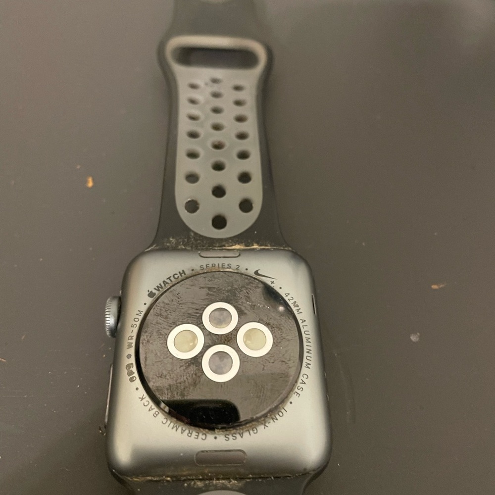 Apple Smartwatch with Black Perforated Band - Picture 5 of 10